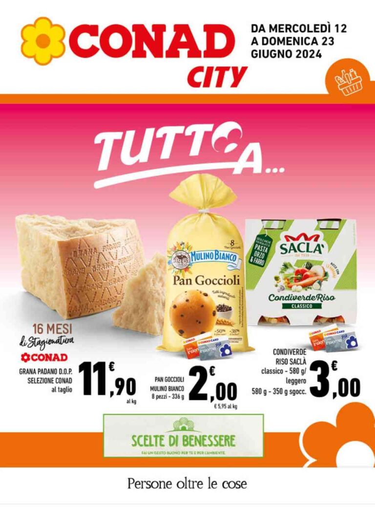 Volantino Conad City Campania anteprima dal 12 al 23 giugno 2024 