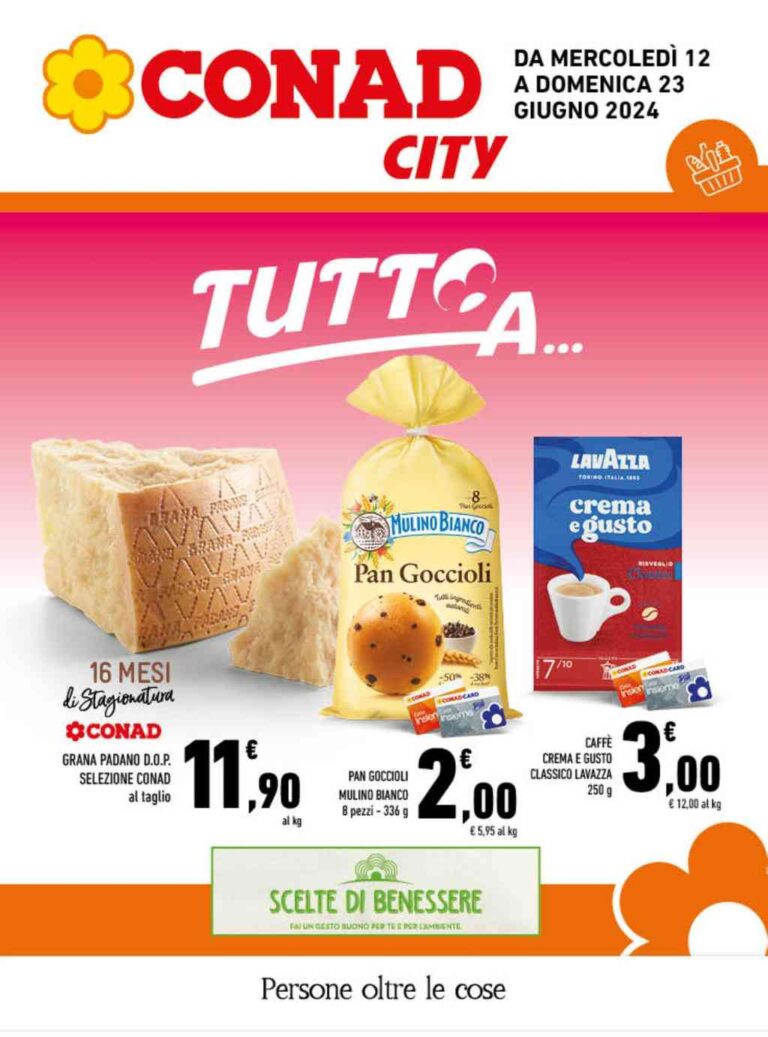 Volantino Conad City Lazio dal 12 al 23 giugno 2024 