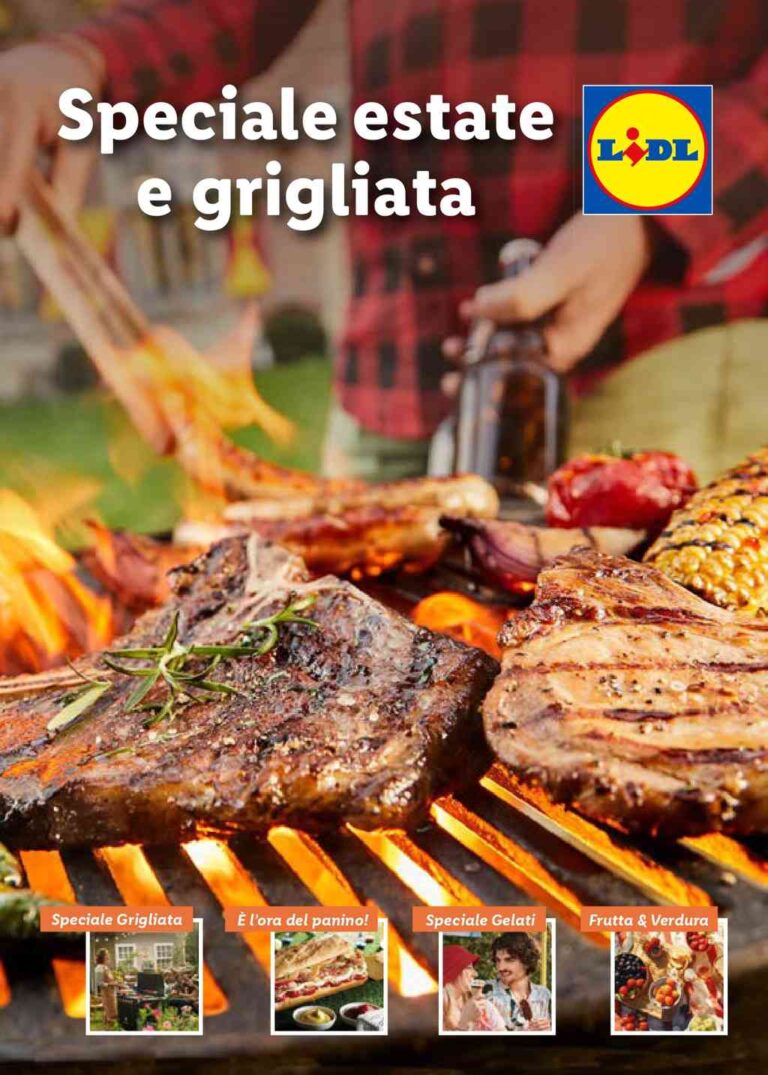 Volantino Lidl Speciale Grigliata ed Estate 2024