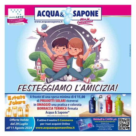 Volantino Acqua e Sapone Sicilia dal 29 luglio al 11 agosto 2024