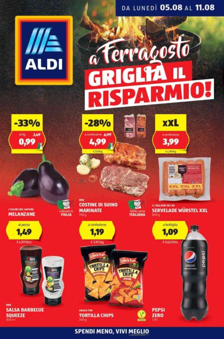Volantino Aldi dal 5 al 11 agosto 2024