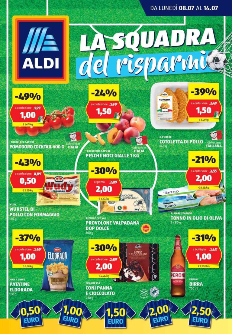 Volantino Aldi dal 8 al 14 luglio 2024