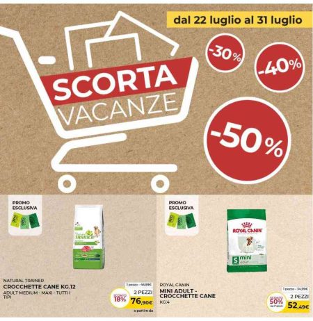 Volantino Arcaplanet dal 22 al 31 luglio 2024