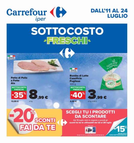 Volantino Carrefour Iper dal 11 al 24 luglio 2024