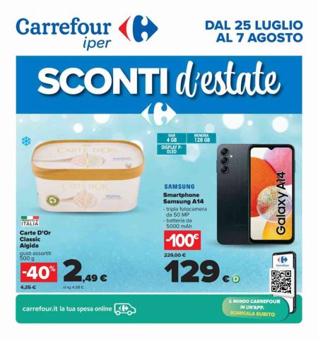 Volantino Carrefour Iper dal 25 luglio al 7 agosto 2024