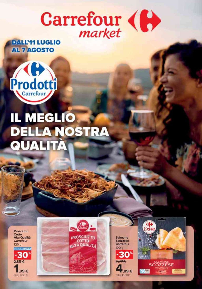 Volantino Prodotti Carrefour fino al 7 agosto 2024