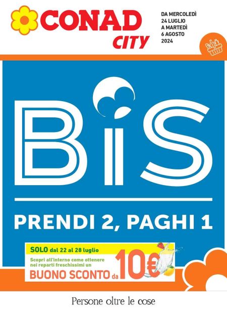 Volantino Conad City Lombardia dal 24 luglio al 6 agosto 2024