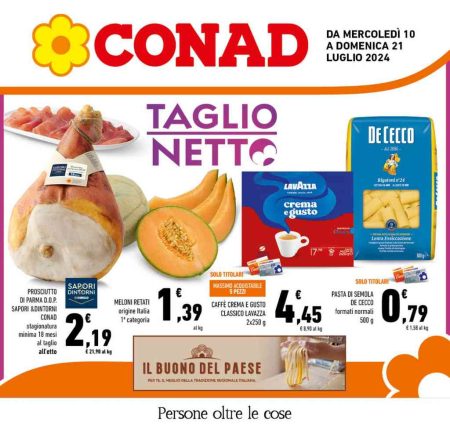 Volantino Conad Lazio dal 10 al 21 luglio 2024