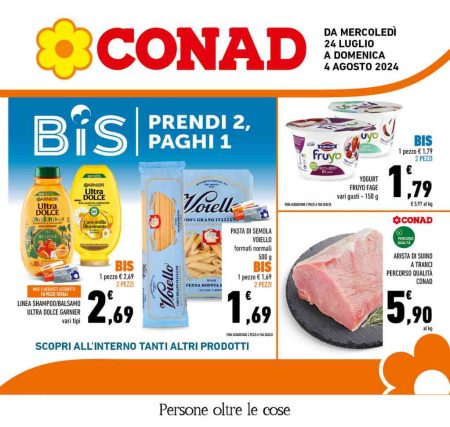 Volantino Conad Lazio dal 24 luglio al 4 agosto 2024