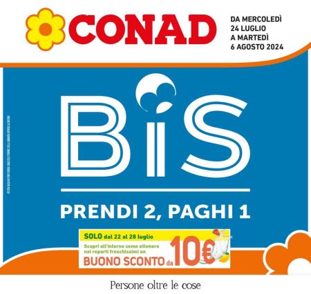 Volantino Conad Lombardia dal 24 luglio al 6 agosto 2024