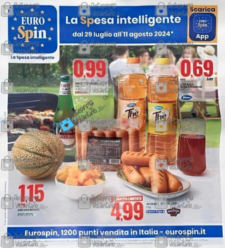 Volantino Eurospin dal 29 luglio al 11 agosto 2024