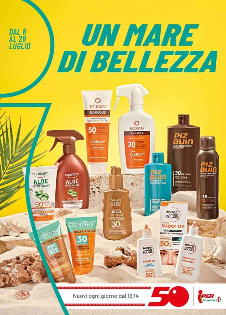 Volantino Iper Bellezza dal 8 al 28 luglio 2024