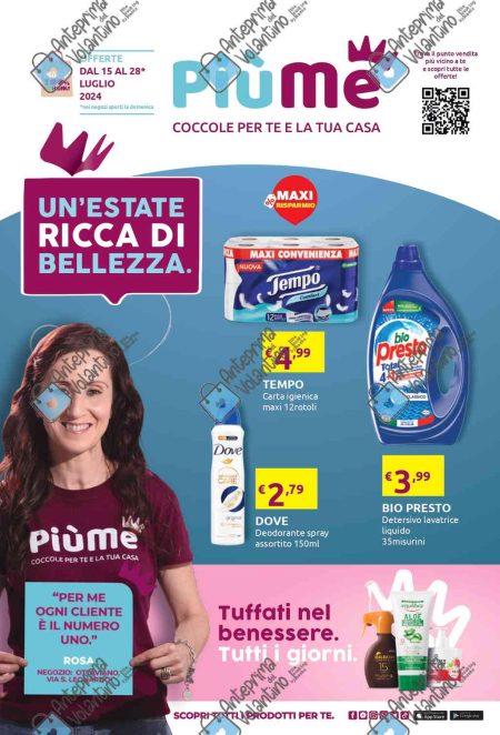 Volantino PiùMe dal 15 al 28 luglio 2024