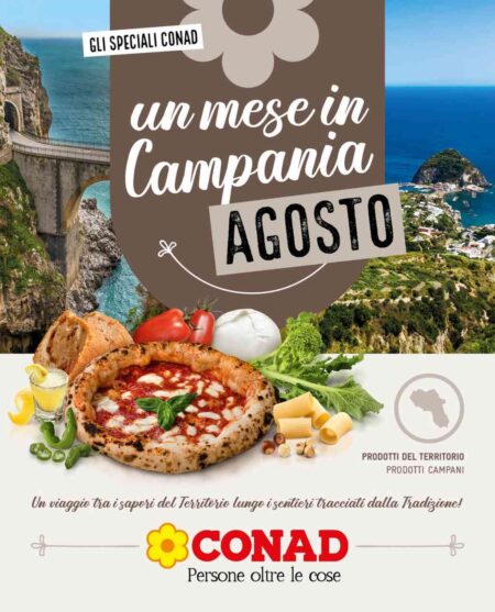 Volantino Conad Campania Agosto 2024