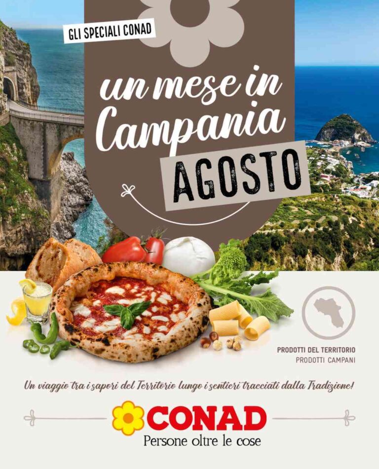 Volantino Conad Campania Agosto 2024