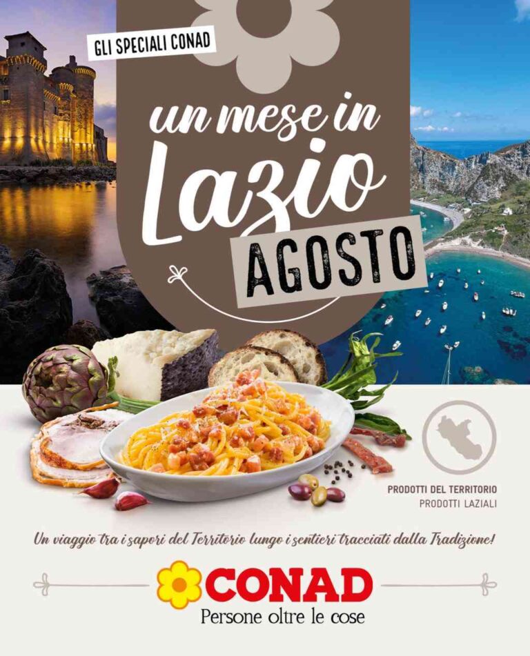 Volantino Conad Lazio Agosto 2024