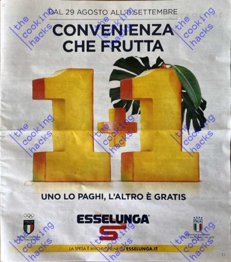 Volantino Esselunga dal 29 agosto al 11 settembre 2024