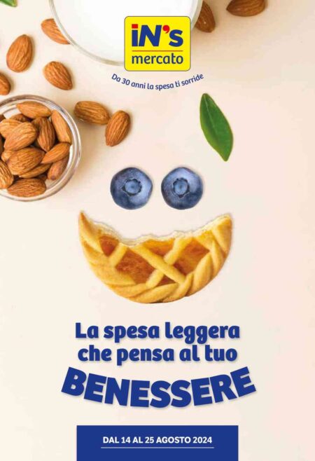 Volantino In’s Mercato dal 14 al 25 agosto 2024
