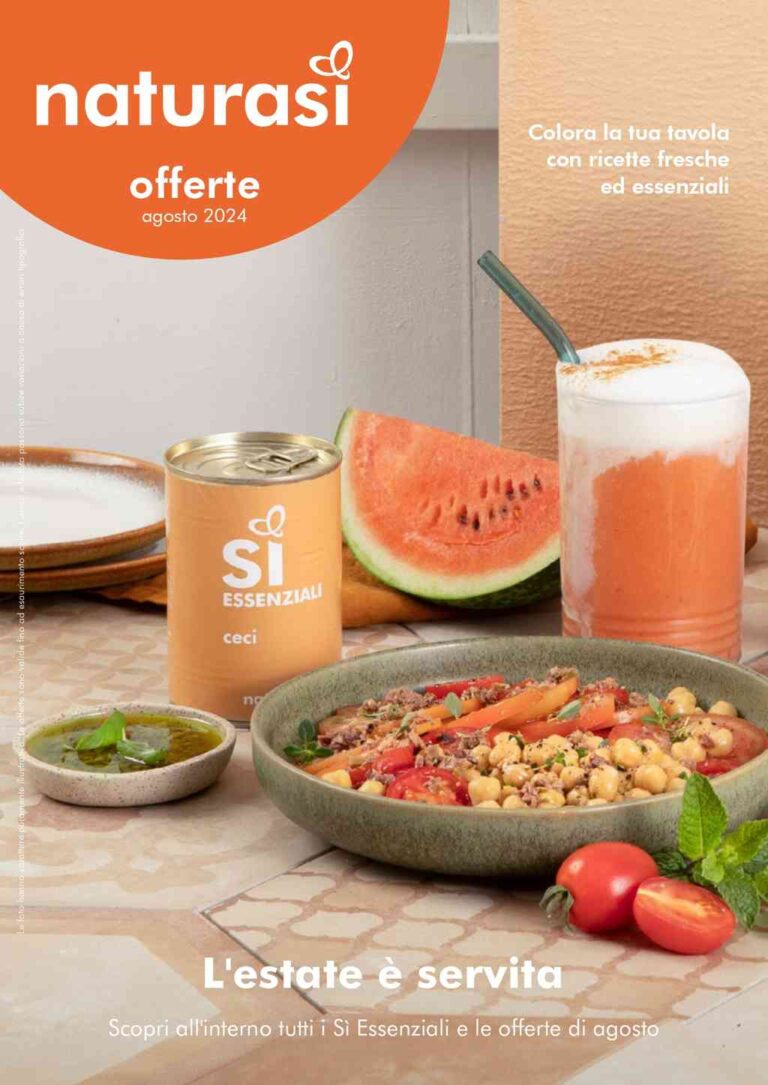 Volantino Naturasì al 1 al 31 agosto 2024