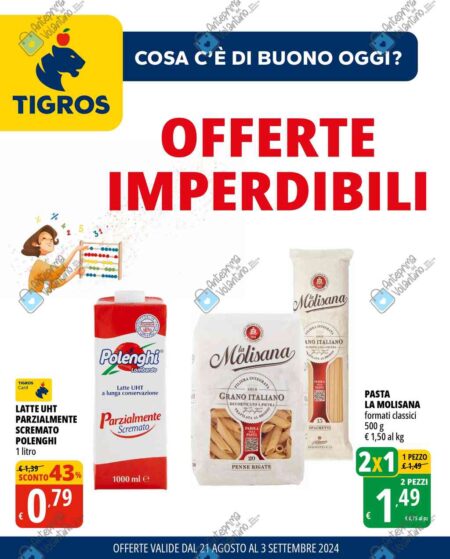 Volantino Tigros dal 21 agosto al 3 settembre 2024
