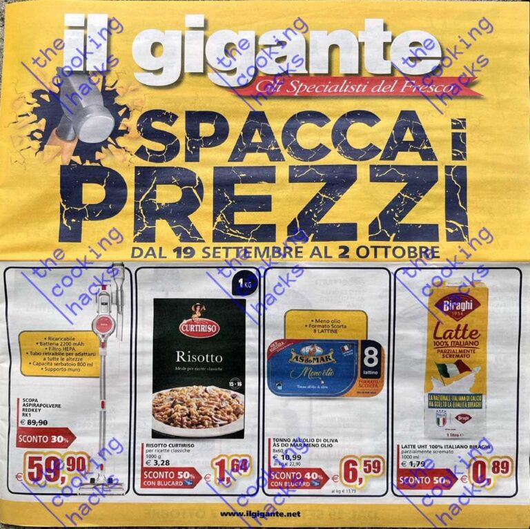 Volantino ll Gigante dal 19 settembre al 2 ottobre 2024