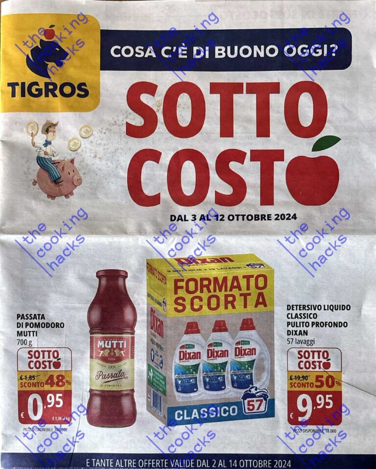 Volantino Tigros dal 2 al 14 ottobre 2024: Sottocosto