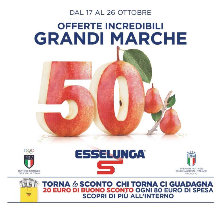 Volantino Esselunga dal 17 ottobre 2024
