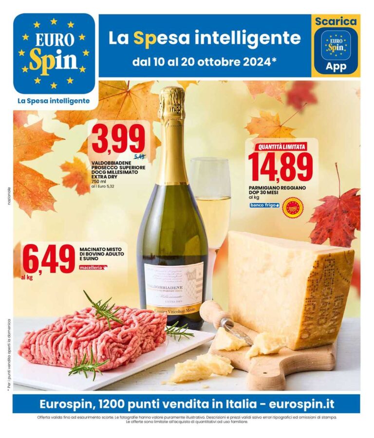 Volantino Eurospin dal 10 ottobre 2024