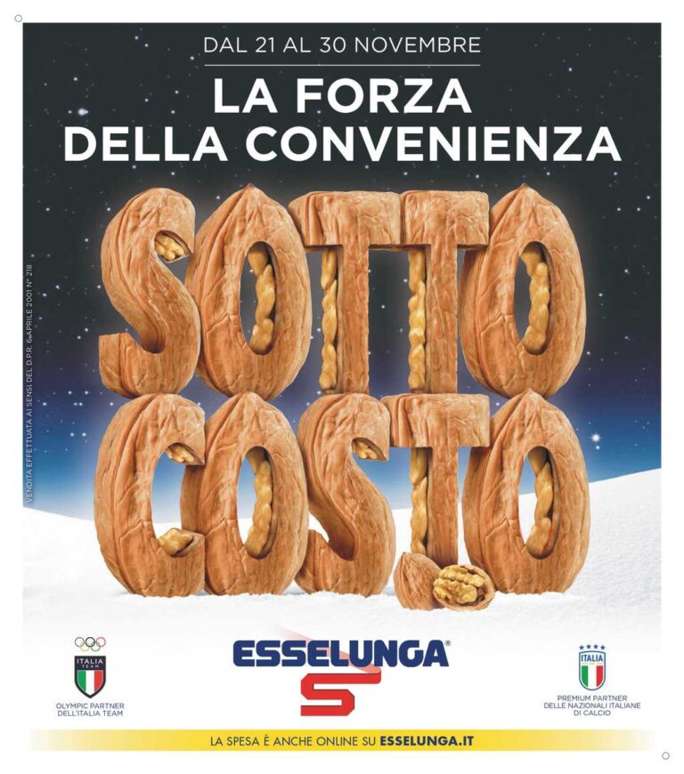 Volantino Esselunga: il Sottocosto