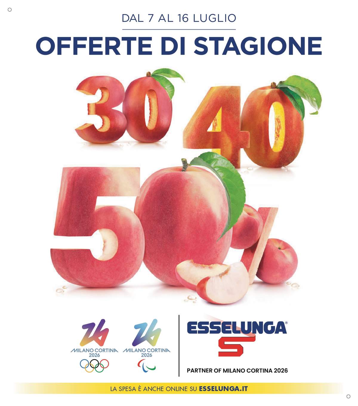 volantino esselunga 26 giugno 2025
